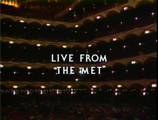 <i>Live from the Metropolitan Opera</i> American TV series or program