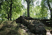 Ruïnes van de Ordensburg Kandau