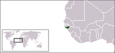 Гвинея-Бисау на карте мира