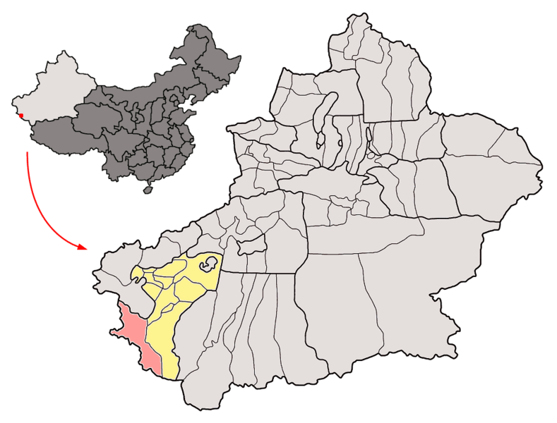 File:Location of Taxkorgan within Xinjiang (China).png