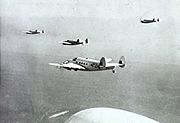 Lockheed Hudsons 53 Sqn RAF in flight 1942