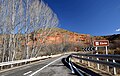 Puente sobre el río Ebrón en Los Santos (Castielfabib), punto de confluencia de las carreteras N-420 y N-330 (2020).