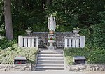 Figure shrine for the Sacred Heart of Jesus