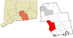 Killingworth's location within the Lower Connecticut River Valley Planning Region and the state of Connecticut