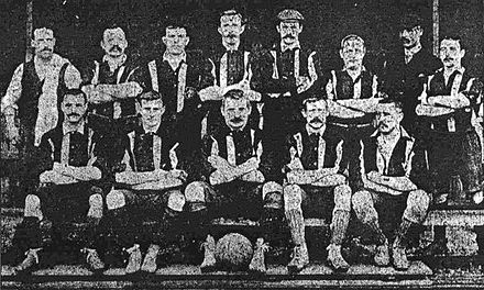 The Luton Town squad of 1897–98, which won the United League title