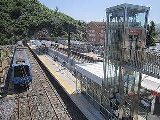 <span class="mw-page-title-main">Lutxana–Sondika line</span> Railway in the Basque Country, Spain