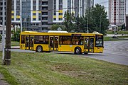 English: MAZ-203 bus. Minsk, Belarus Беларуская: Аўтобус МАЗ-203. Мінск, Беларусь Русский: Автобус МАЗ-203. Минск, Беларусь