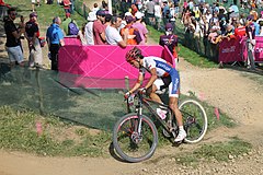 David Rosa in the men's cross-country race MTB cycling 2012 Olympics M cross-country POR David Rosa.jpg