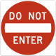Do Not Enter sign