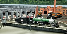 Mantua HO scale model of 2-6-6-2 steam locomotive, lettered for Great Northern Railway Mantua 2-6-6-2.jpg