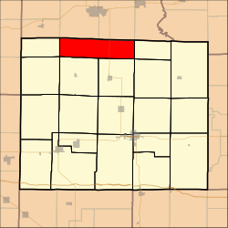 Map highlighting Keith Township, Wayne County, Illinois.svg