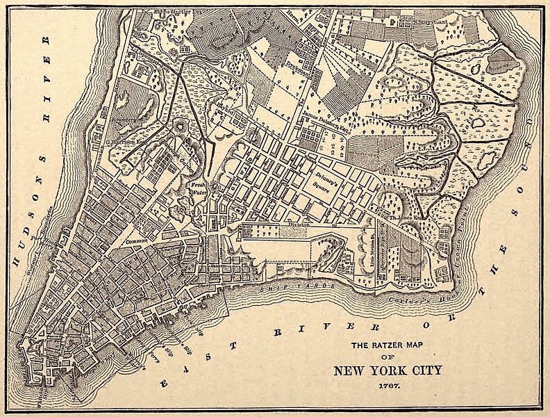 File:Map of New York City, 1707.jpg
