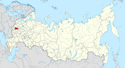 Map of Russia - Kaluga Oblast (Crimea disputed).svg