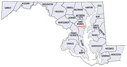 Maryland counties Map of maryland counties.jpg