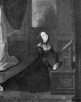Margarethe Fürstin von Anhalt-Dessau am Hausaltar kniend (Lisiewsky nach Cranach).jpg