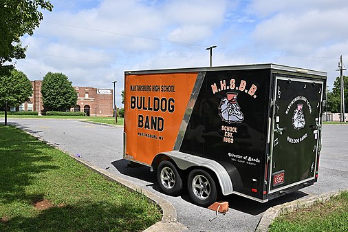 Martinsburg High School Bulldog Band trailer