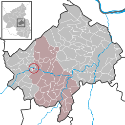 Läget för Martinstein i Landkreis Bad Kreuznach