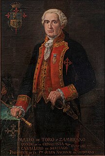 Mateo de Toro Zambrano, 1st Count of La Conquista