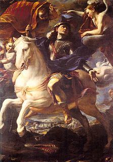 <i>Saint George on Horseback</i> (Mattia Preti) painting by Mattia Preti