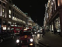Regent Street, London, England, at 10:00 pm Mayfair, London, UK - panoramio (8).jpg