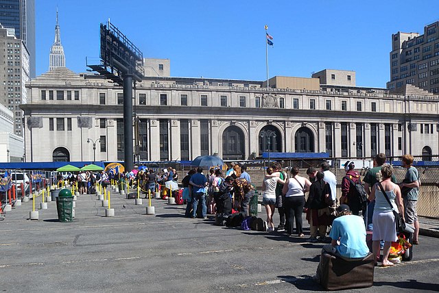 Former station at Ninth Avenue in Manhattan