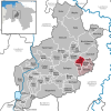 Location of the community of Mellinghausen in the district of Diepholz