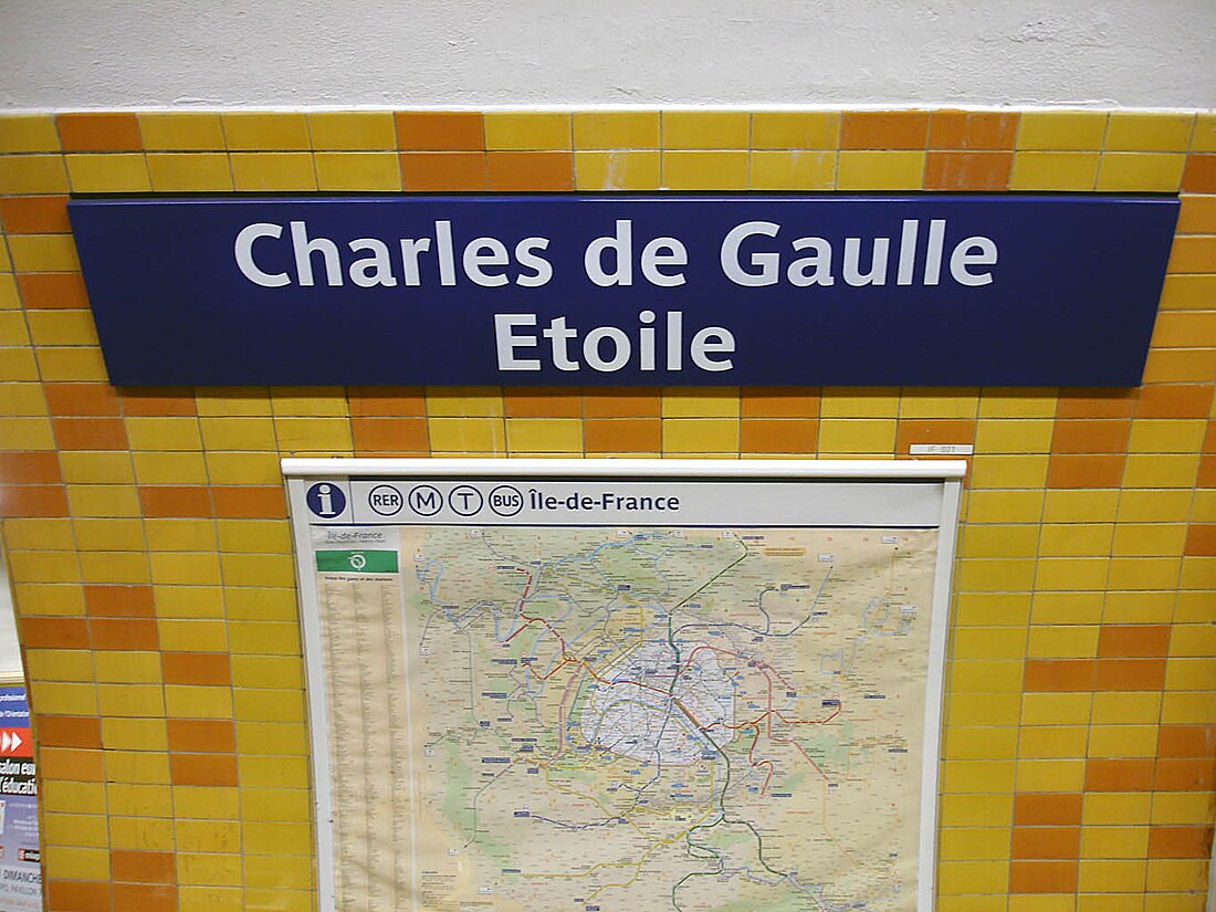 Charles de Gaulle – Étoile (Métro Paris)