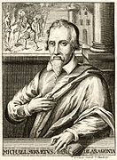 Miguel Servetus, giustiziato dai calvinisti di Ginevra (1553).  La sua anticipazione scientifica della circolazione sanguigna era una derivazione del suo concetto di anima, all'interno di una visione monistica e antitrinitaria della divinità (incompatibile con nessuno dei rami del cristianesimo che lo circondavano).[28]