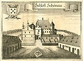 "Schloß Schönau" (bei Eggenfelden/Rottal), aus : Beschreibung des Churfürsten- u. Hertzogthumbs Ober- und Nidern Bayrn. Rentamt Landshut, 1723