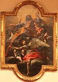 Painting inside the Église Saint Roch in Mazargues, Marseille