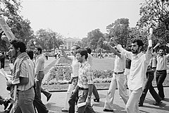 Middle Eastern students march in Lafayette Park.jpg