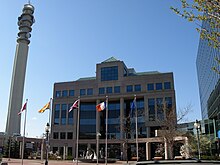 Moncton City Hall is the seat of municipal government.