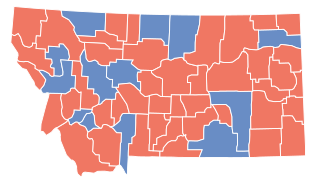 Montana Presidential Election Results by County, 2008