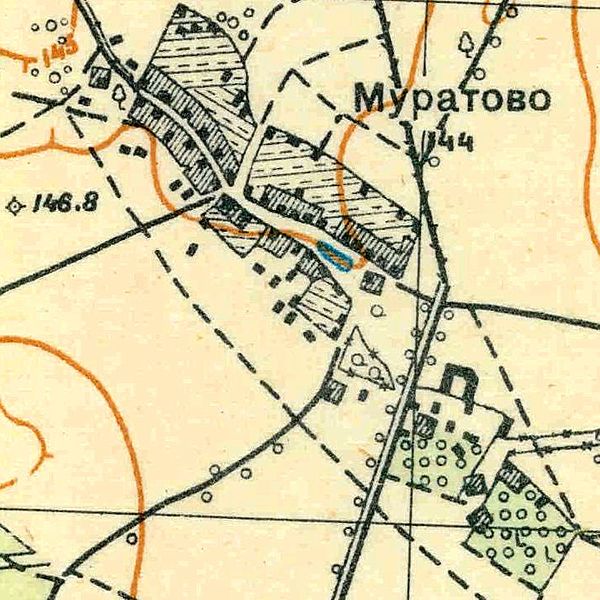 План деревни Муратово. 1931 год