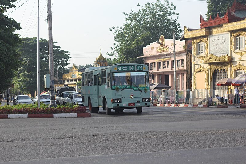 File:Myanmar Bus near Pagoda.JPG