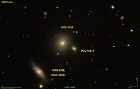 Suuntaa-antava kuva artikkelista NGC 4360