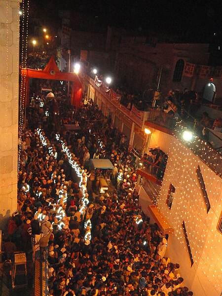 File:Night View of devotees on 635th Anniversary of Guru Ravidass.JPG