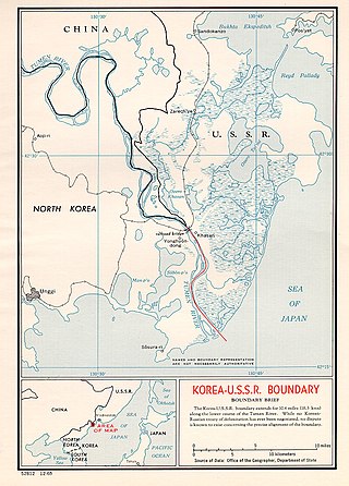 <span class="mw-page-title-main">North Korea–Russia border</span> International border