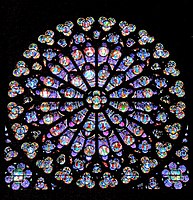 South rose window of Notre Dame de Paris (13th century)