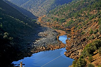 Ocreza valley seen from the Pracana dam