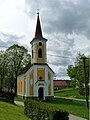 Čeština: Kaple ve vsi Oldřiš v okrese Jindřichův Hradec, Jihočeský kraj. English: Chapel in the village of Oldřiš, Jindřichův Hradec District, South Bohemia, Czech Republic, part of Blažejov.