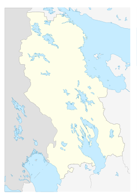 Sijaintikartta Venäjä Karjalan ASNT 1939