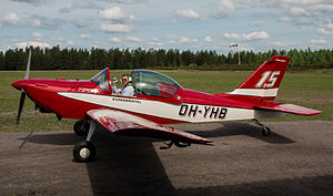 PIK-15 Hinu в аэропорту Нуммела, (EFNU) Cropped.jpg