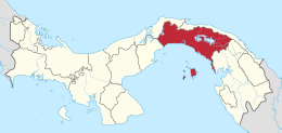 Provincia di Panama – Localizzazione