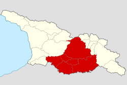 Part of Historical Kartli (Inner, Lower and Upper) in modern international borders of Georgia.svg