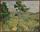 Paul Cézanne - Mont Sainte-Victoire и виадуктът на долината на река Дъга (Metropolitan Museum of Art) .jpg