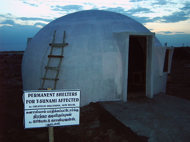 Permanent shelter for tsunami-affected families in Nagapattinam