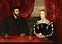 „Bildnis von Carlos V und Isabel de Portugal“ (Kopie von Rubens nach einem verlorenen Original von Tizian)