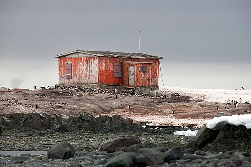 Groussac hut on Petermann Island.