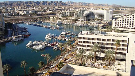 Eilat Hotels and marina